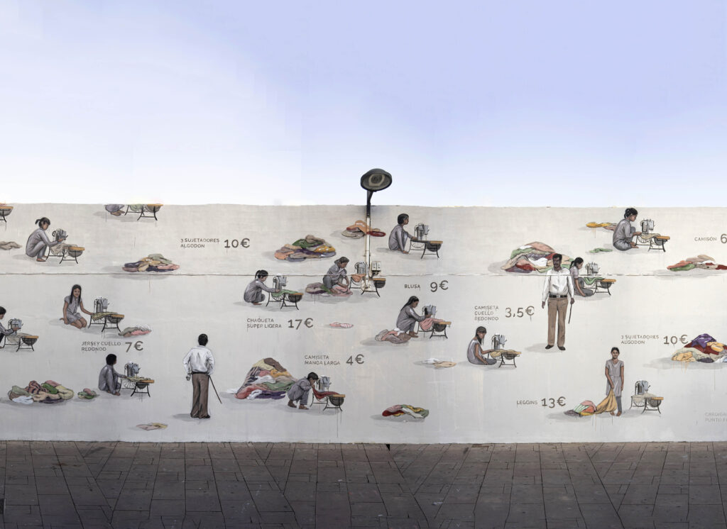 Premi d'Arts Visuals El Temps de les Arts 2022. Mural Fashion Victims